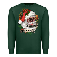 Sports Green Kinda merry kinda scary Premium Sweatshirt - RanaPortraitStore