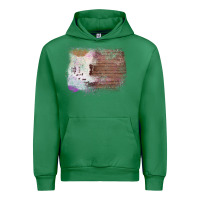 Emerald Cowhide Wood Glitter Pattern Urban Hoodie - Bettercallsaul