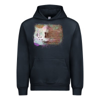 Navy Cowhide Wood Glitter Pattern Urban Hoodie - Bettercallsaul