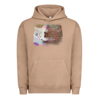 Pigment Burro Cowhide Wood Glitter Pattern Urban Hoodie - Bettercallsaul