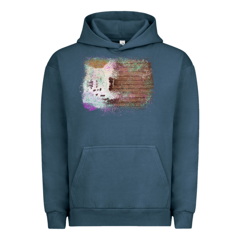 Cowhide Wood Glitter Pattern Urban Hoodie by Bettercallsaul | Teevron