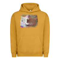 Pigment Peanut Butter Cowhide Wood Glitter Pattern Urban Hoodie - Bettercallsaul