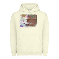 Pigment Pistachio Cowhide Wood Glitter Pattern Urban Hoodie - Bettercallsaul
