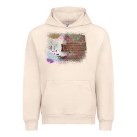 Sandshell Cowhide Wood Glitter Pattern Urban Hoodie - Bettercallsaul