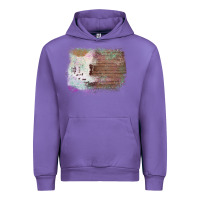 Tulip Cowhide Wood Glitter Pattern Urban Hoodie - Bettercallsaul