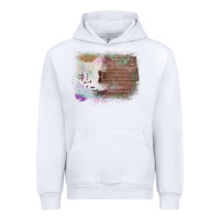 White Cowhide Wood Glitter Pattern Urban Hoodie - Bettercallsaul
