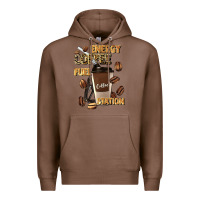 Chestnut energy coffee fuel station Premium Hoodie - Artiststas
