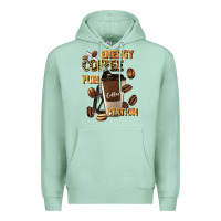 Seafoam energy coffee fuel station Premium Hoodie - Artiststas