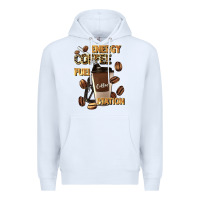 White energy coffee fuel station Premium Hoodie - Artiststas