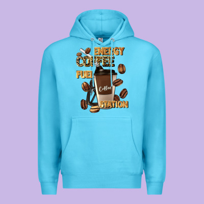Energy Coffee Fuel Station Premium Hoodie Designed By Artiststas
