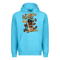 Ocean Blue energy coffee fuel station Premium Hoodie - Artiststas