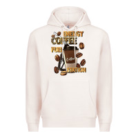 Pale Pink energy coffee fuel station Premium Hoodie - Artiststas