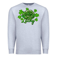 Heather Grey Kiss lucky Premium Sweatshirt - RanaPortraitStore