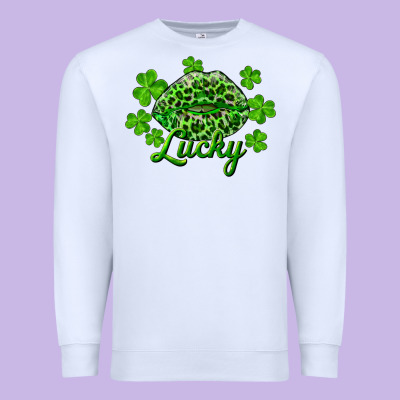 Premium Sweatshirt Kiss lucky