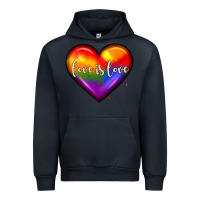 Navy love is love heart Urban Hoodie - JahusDesignShop