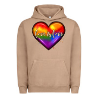 Pigment Burro love is love heart Urban Hoodie - JahusDesignShop