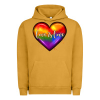 Pigment Peanut Butter love is love heart Urban Hoodie - JahusDesignShop