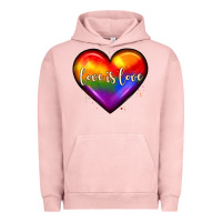 Love Is Love Heart Urban Hoodie | Teevron