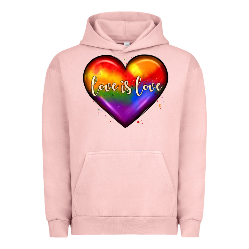 Love Is Love Heart Urban Hoodie by JahusDesignShop | Teevron