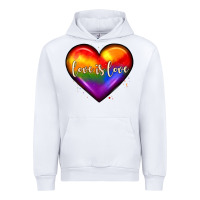 White love is love heart Urban Hoodie - JahusDesignShop