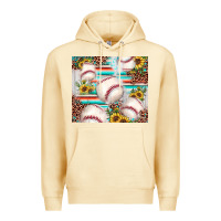 Pina Colada baseball leopard sunflower Premium Hoodie - JahusDesignShop