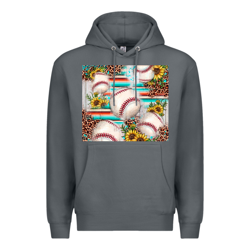 Baseball Leopard Sunflower Premium Hoodie by JahusDesignShop | Teevron