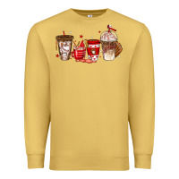 Antique Gold baseball coffee cups Premium Sweatshirt - texasbilliewilder