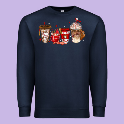 Premium Sweatshirt baseball coffee cups