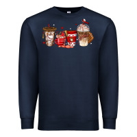 Navy baseball coffee cups Premium Sweatshirt - texasbilliewilder