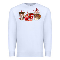 White baseball coffee cups Premium Sweatshirt - texasbilliewilder