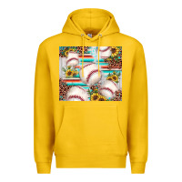Lemon baseball leopard sunflower Premium Hoodie - JahusDesignShop