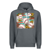 Rock baseball leopard sunflower Premium Hoodie - JahusDesignShop