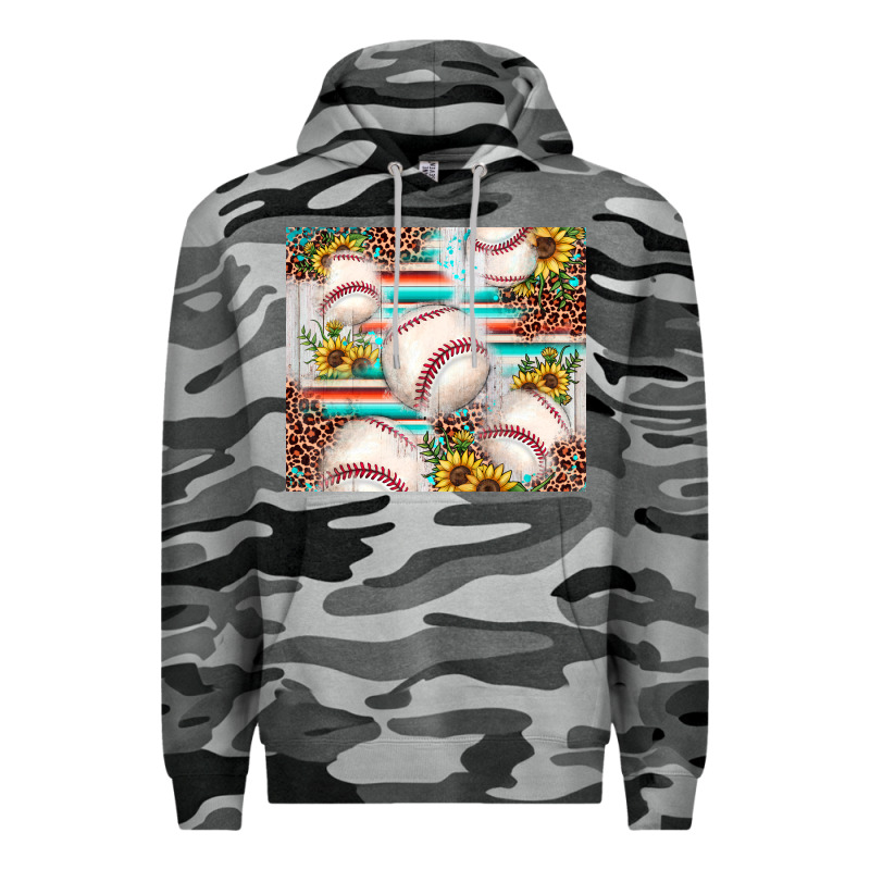 Baseball Leopard Sunflower Premium Hoodie by JahusDesignShop | Teevron