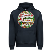 Navy Christmas all i want for christmas is a cow Urban Hoodie - Artiststas