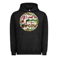 Pigment Black Christmas all i want for christmas is a cow Urban Hoodie - Artiststas