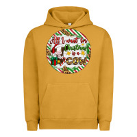 Christmas All I Want For Christmas Is A Cow Urban Hoodie | Teevron