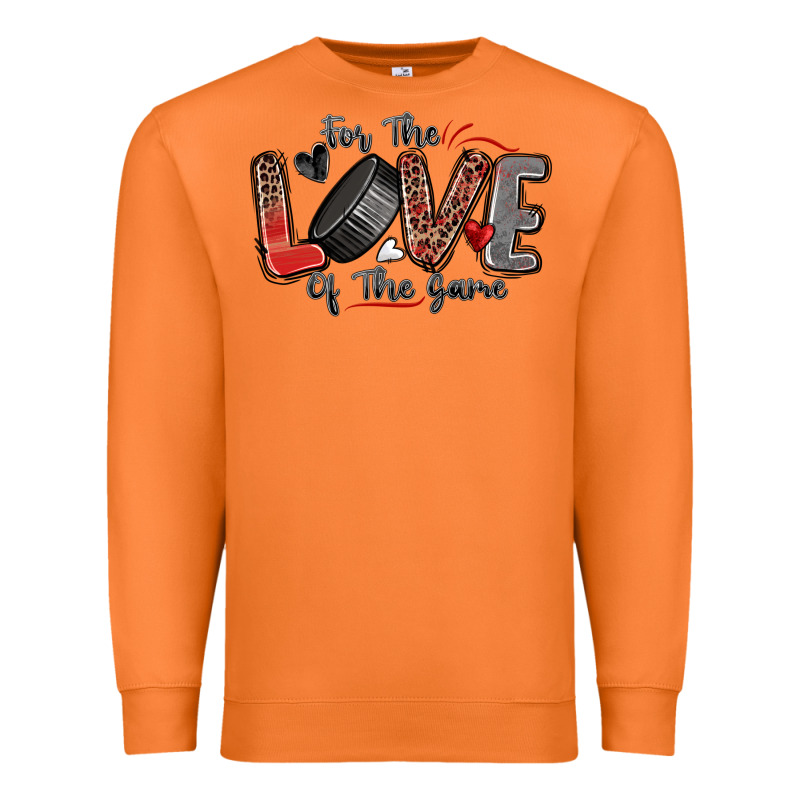 For The Love Of The Game Hockey Premium Sweatshirt by Zillion Design Studio | Teevron