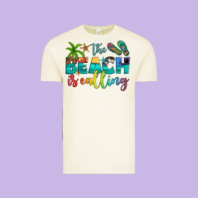 The Beach Is Calling Vintage Tee Designed By Artiststas