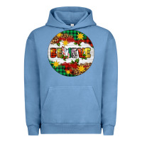 Pigment Pebble Blue Christmas Believe Urban Hoodie - Artiststas