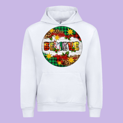 Christmas Believe Urban Hoodie Designed By Artiststas