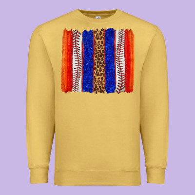 Premium Sweatshirt baseball brush strokes