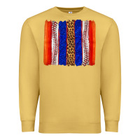 Antique Gold baseball brush strokes Premium Sweatshirt - texasbilliewilder