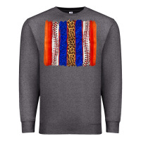 Charcoal Heather baseball brush strokes Premium Sweatshirt - texasbilliewilder
