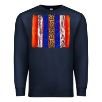 Navy baseball brush strokes Premium Sweatshirt - texasbilliewilder