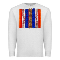 Oatmeal Heather baseball brush strokes Premium Sweatshirt - texasbilliewilder