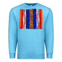 Ocean Blue baseball brush strokes Premium Sweatshirt - texasbilliewilder