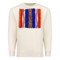 Sandshell baseball brush strokes Premium Sweatshirt - texasbilliewilder