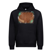 Black Wood Glitter Leopard Pattern Frame Urban Hoodie - Bettercallsaul