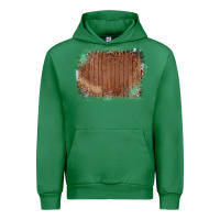Emerald Wood Glitter Leopard Pattern Frame Urban Hoodie - Bettercallsaul