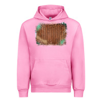 Fuchsia Pink Wood Glitter Leopard Pattern Frame Urban Hoodie - Bettercallsaul